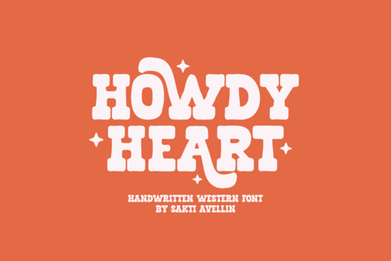 Howdy Heart Font
